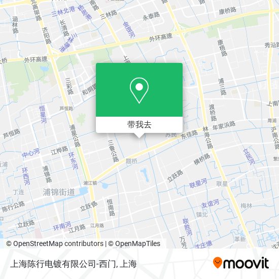 上海陈行电镀有限公司-西门地图