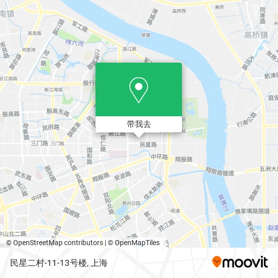 民星二村-11-13号楼地图