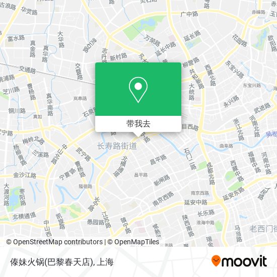 傣妹火锅(巴黎春天店)地图