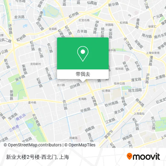 新业大楼2号楼-西北门地图