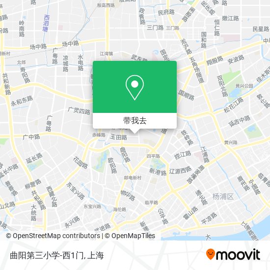 曲阳第三小学-西1门地图