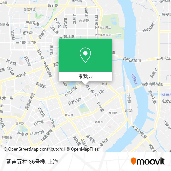 延吉五村-36号楼地图