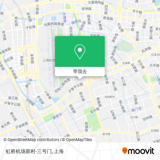 虹桥机场新村-三号门地图