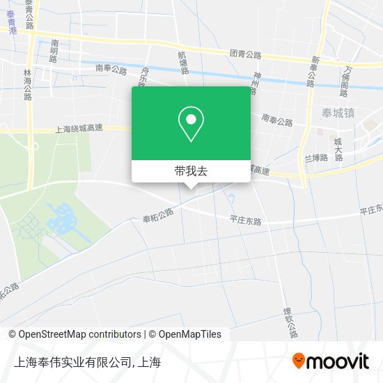 上海奉伟实业有限公司地图