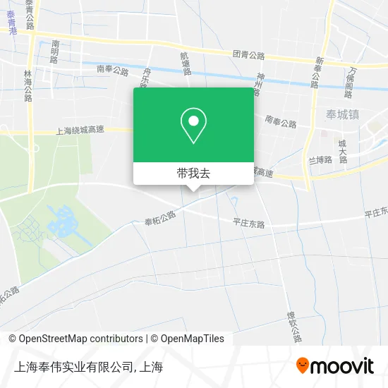 上海奉伟实业有限公司地图