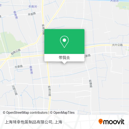 上海琦幸包装制品有限公司地图