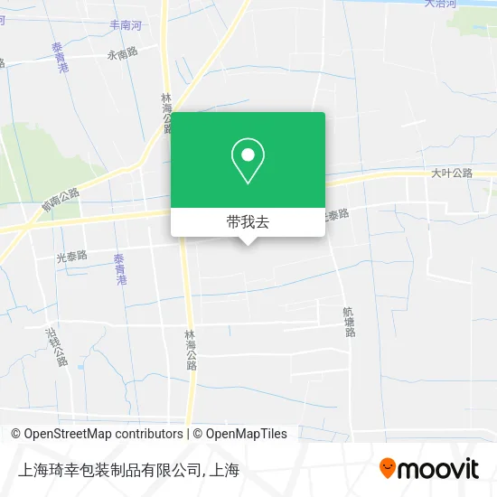 上海琦幸包装制品有限公司地图