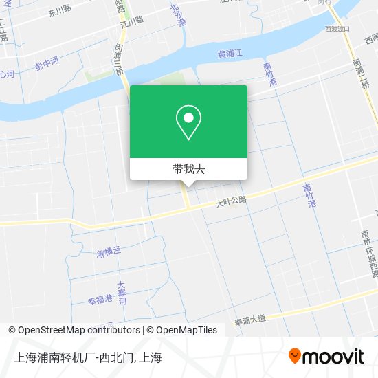 上海浦南轻机厂-西北门地图