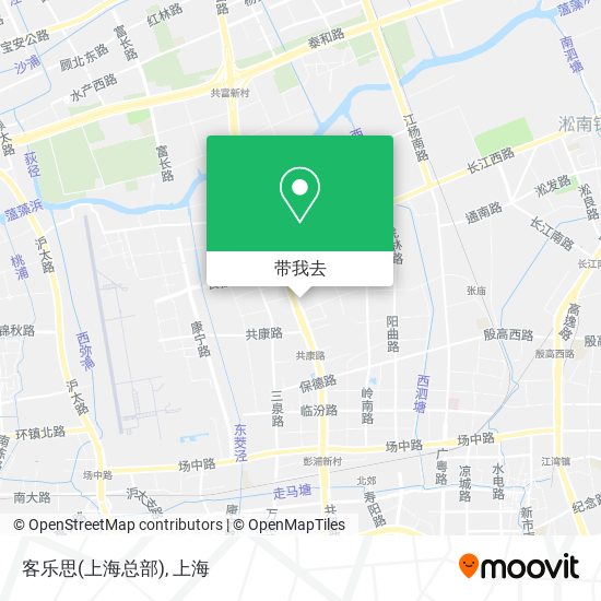 客乐思(上海总部)地图