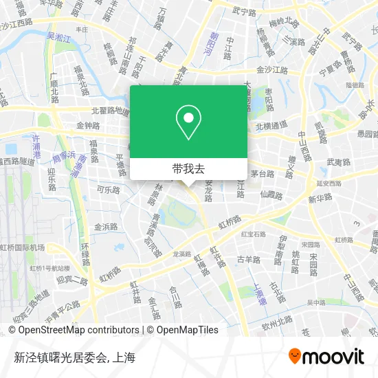 新泾镇曙光居委会地图