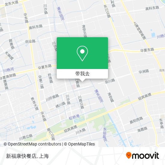 新福康快餐店地图