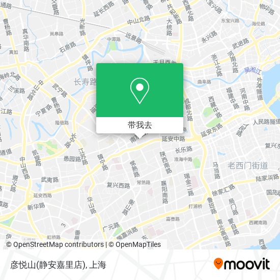 彦悦山(静安嘉里店)地图