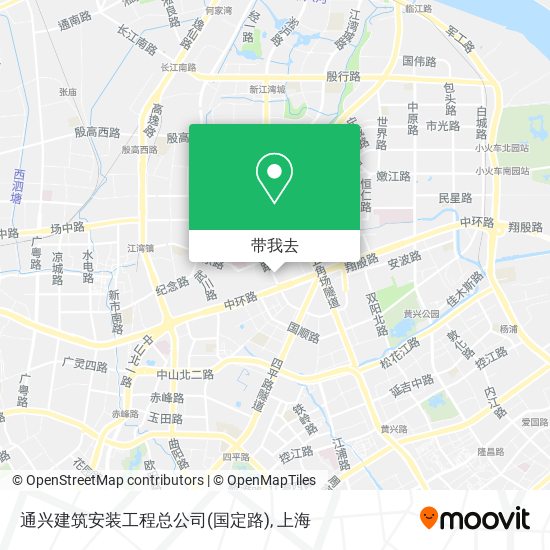 通兴建筑安装工程总公司(国定路)地图