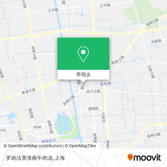 罗岗法美淮南牛肉汤地图
