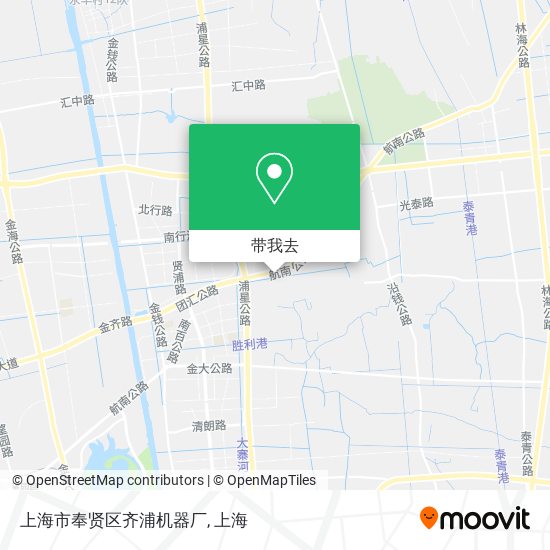 上海市奉贤区齐浦机器厂地图