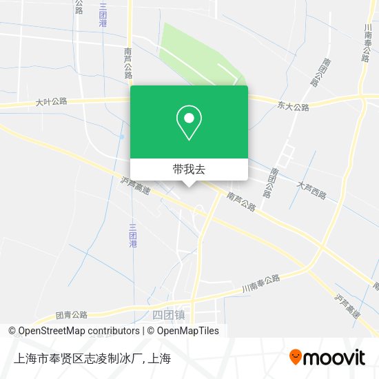 上海市奉贤区志凌制冰厂地图