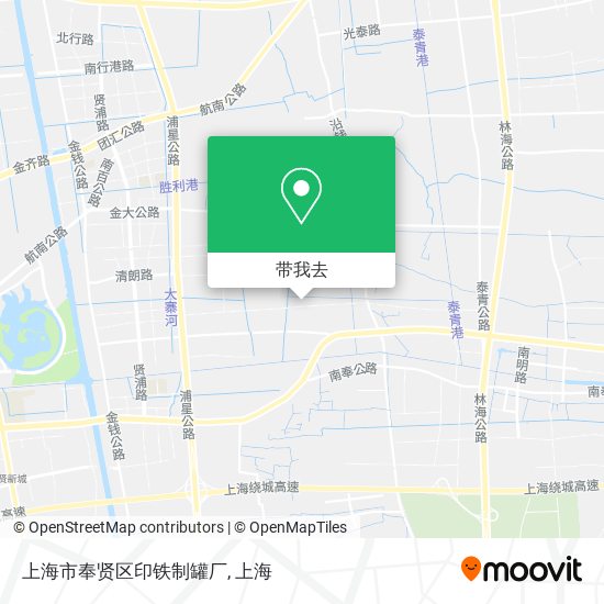 上海市奉贤区印铁制罐厂地图