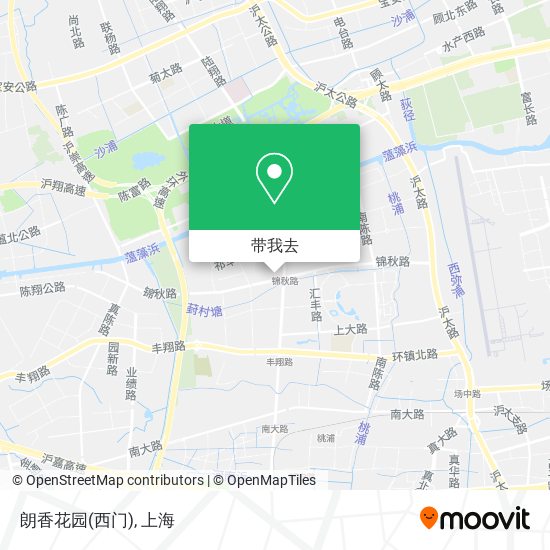 朗香花园(西门)地图