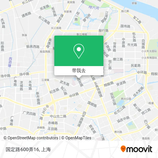 国定路600弄16地图