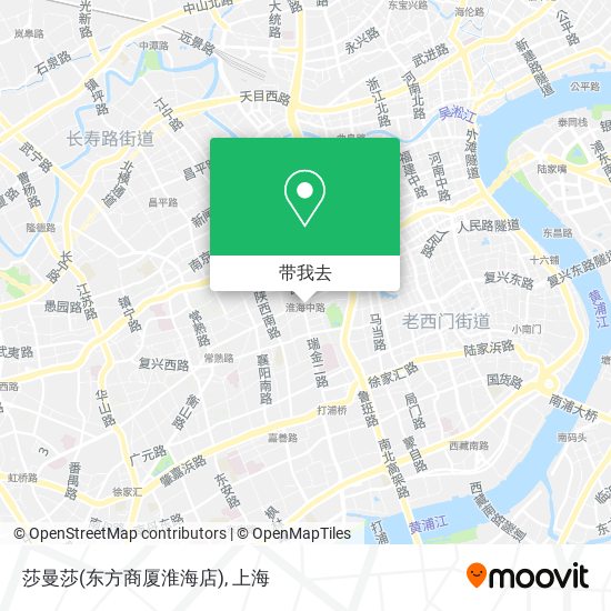 莎曼莎(东方商厦淮海店)地图