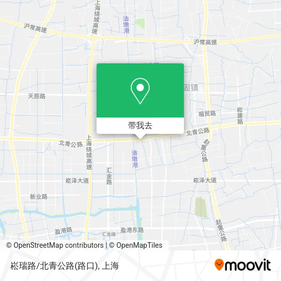 崧瑞路/北青公路(路口)地图