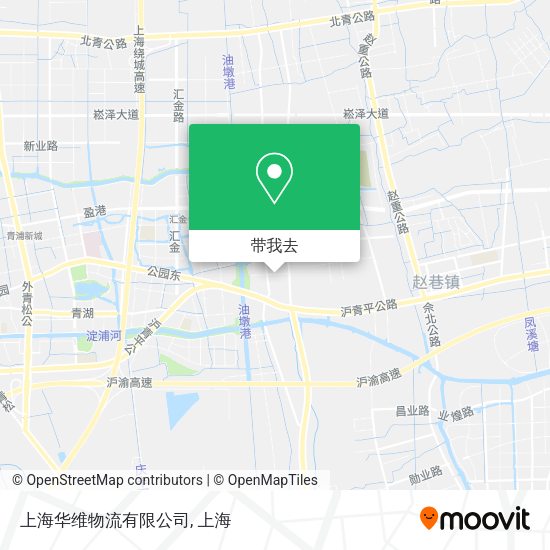 上海华维物流有限公司地图