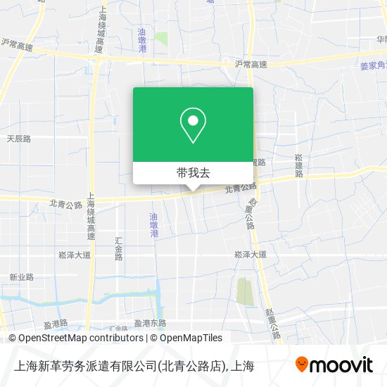 上海新革劳务派遣有限公司(北青公路店)地图