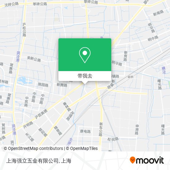 上海强立五金有限公司地图