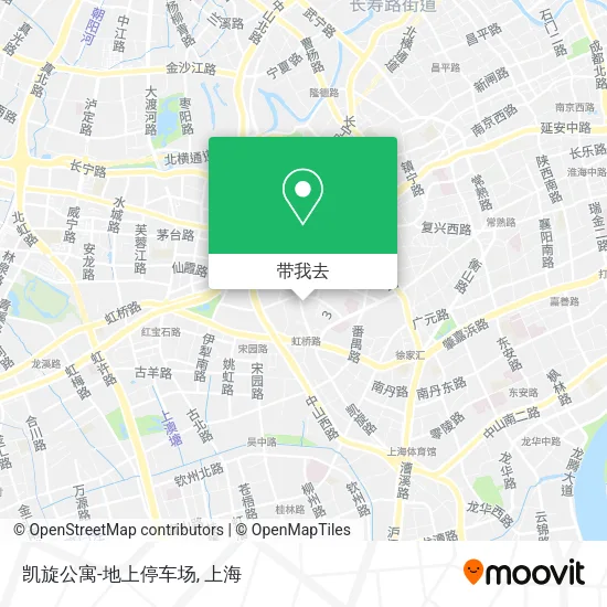 凯旋公寓-地上停车场地图