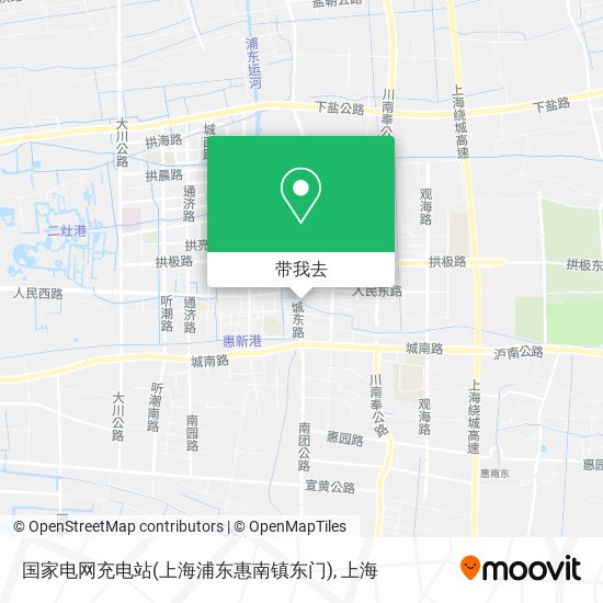 国家电网充电站(上海浦东惠南镇东门)地图