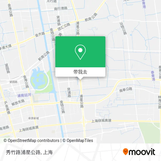 秀竹路浦星公路地图