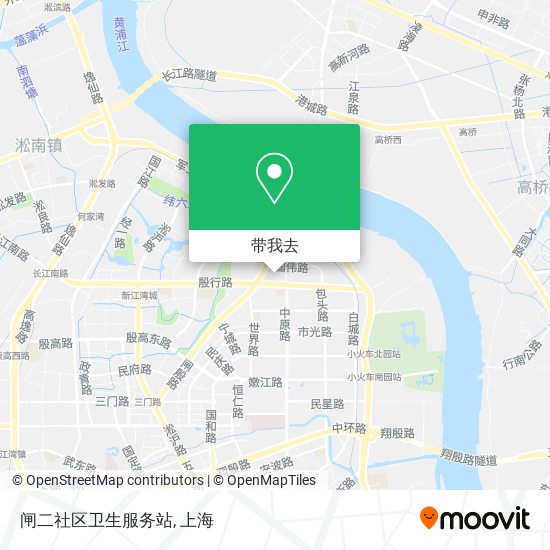 闸二社区卫生服务站地图