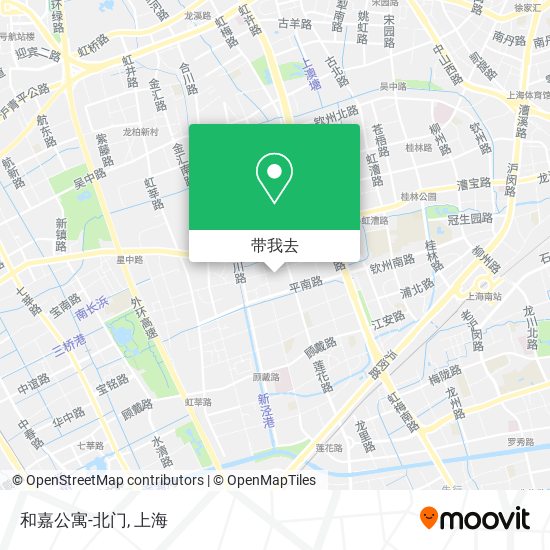 和嘉公寓-北门地图