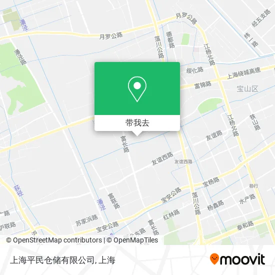 上海平民仓储有限公司地图