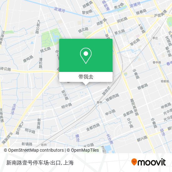 新南路壹号停车场-出口地图