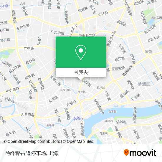 物华路占道停车场地图