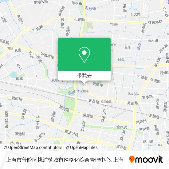 上海市普陀区桃浦镇城市网格化综合管理中心地图