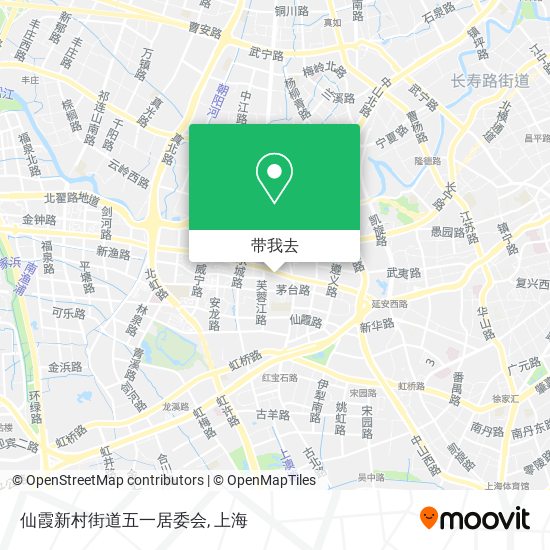 仙霞新村街道五一居委会地图