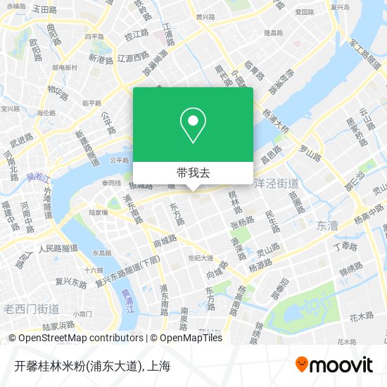 开馨桂林米粉(浦东大道)地图