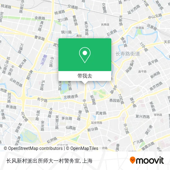 长风新村派出所师大一村警务室地图