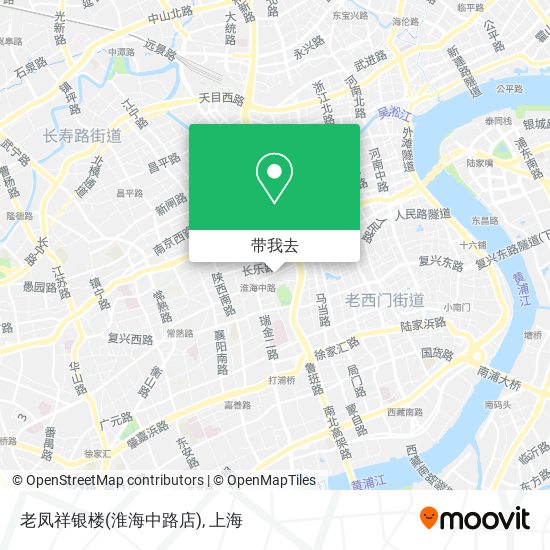 老凤祥银楼(淮海中路店)地图