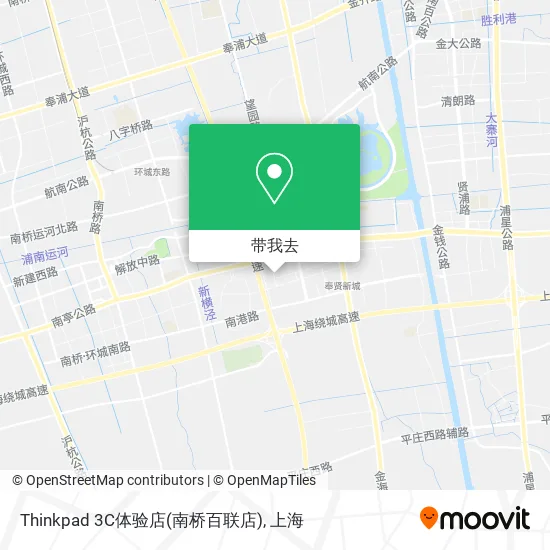 Thinkpad 3C体验店(南桥百联店)地图