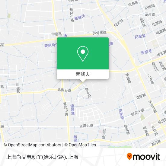 上海尚品电动车(徐乐北路)地图