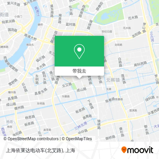 上海依莱达电动车(北艾路)地图
