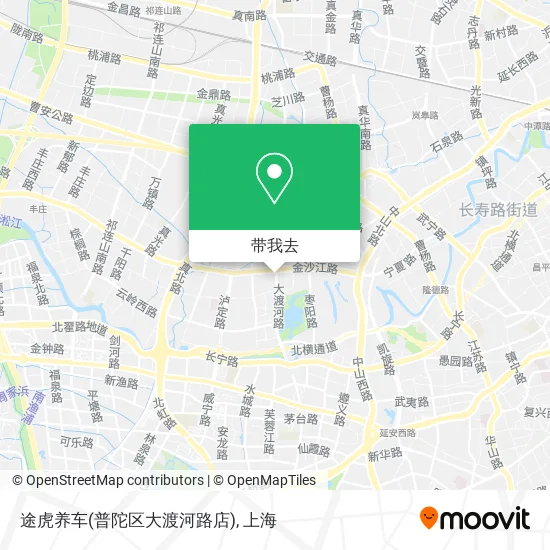 途虎养车(普陀区大渡河路店)地图