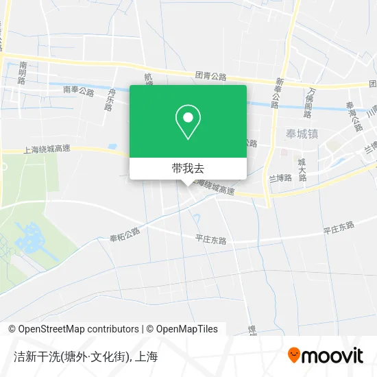 洁新干洗(塘外·文化街)地图