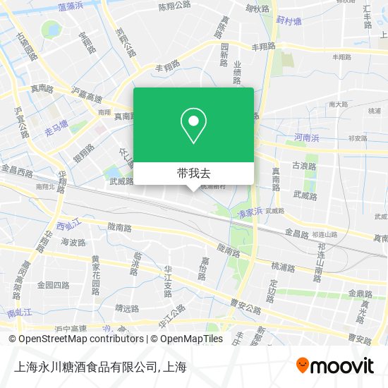 上海永川糖酒食品有限公司地图