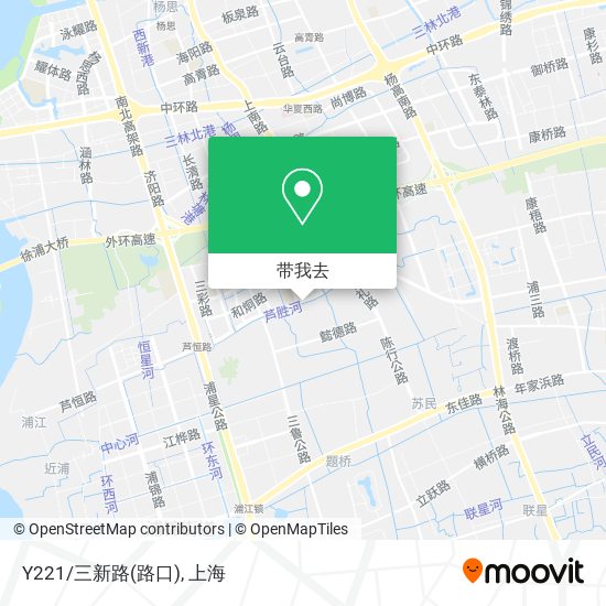 Y221/三新路(路口)地图