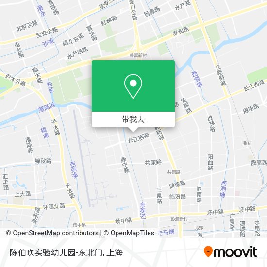 陈伯吹实验幼儿园-东北门地图