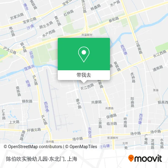陈伯吹实验幼儿园-东北门地图